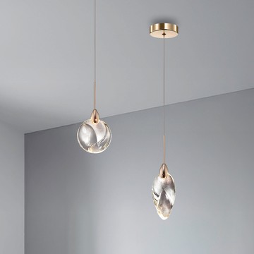 LED 現代水晶造型吊燈F87-22-8015-1、8015-2