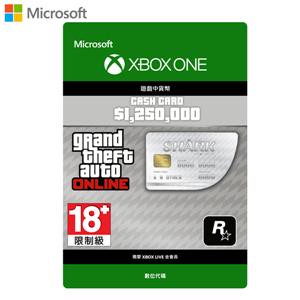 微軟  Xbox 俠盜獵車手 5：大白鯊現金卡下載版  **18限**