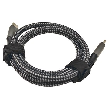 HAGiBiS 海備思 合金接頭石墨烯屏蔽編織線 傳輸線 USB 4 40Gbps超高速率 8K分辨率 240W  1m  UC4  1條