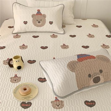 ins床笠款親膚款乳膠涼席冰絲席通用軟席可水洗機洗空調席三件套