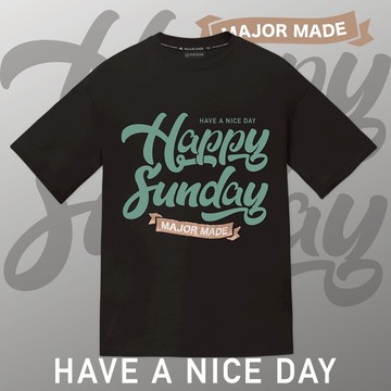 【MAJOR MADE】快樂假日印刷短T