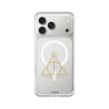 iPhone 17 Pro Max ClearX (MagSafe 兼容) 晶透白 - 哈利波特 Harry Potter - 圖騰系列：死神的聖物