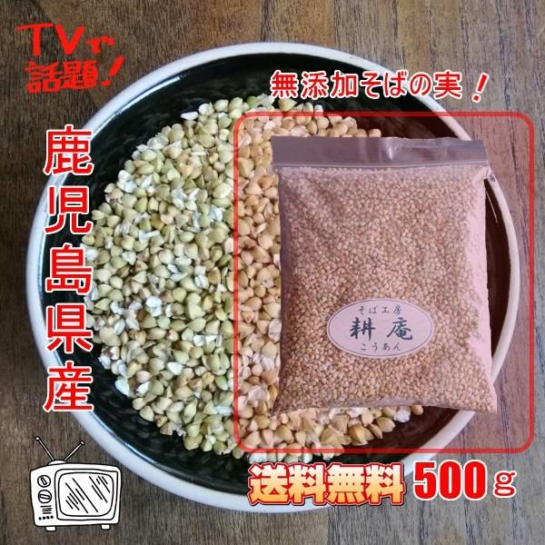 そばの実　国産　500ｇ　鹿児島県産　送料無料　お試し　蕎麦の実