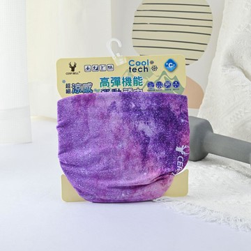 cerfbell體溫魔術師涼感機能運動頭巾-星空