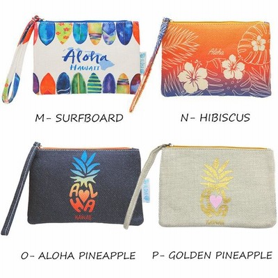 ハワイアン雑貨 ポーチ 小物入れ ハワイ Hawaii アロハ Aloha