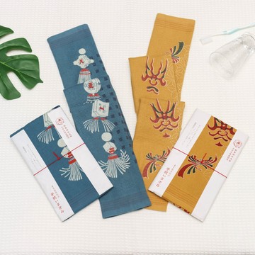 毛巾 今治著色拔染毛巾-纏/隈取(歌舞伎)