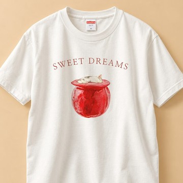 SWEET DREAMS / 貓咪與蘋果糖 / Classic Cotton T-Shirt