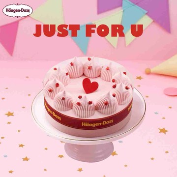 [3日內出貨]【哈根達斯】戀戀草莓冰淇淋蛋糕🚚宅配到家 冰淇淋 生日禮物 草莓季