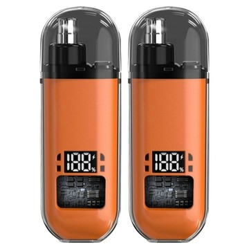電動鼻毛修剪器 2個  單一商品  橘色
