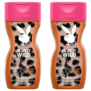 PLAYBOY 狂野兔女郎經典保濕香水沐浴膠 250ml  2瓶