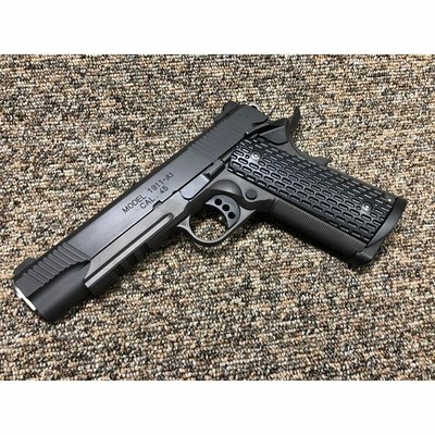 東京マルイ ガスブローバック「ナイトウォーリアー」ベース MOMOPAPA CUSTOM PARTS × TANIO・KOBA 「SPRINGFIELD ARMORY・TRPレイルドフレーム マグウェル付」