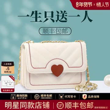 Viney包包新款2026女包斜挎包2025高級感小方包鏈條包女小眾輕奢