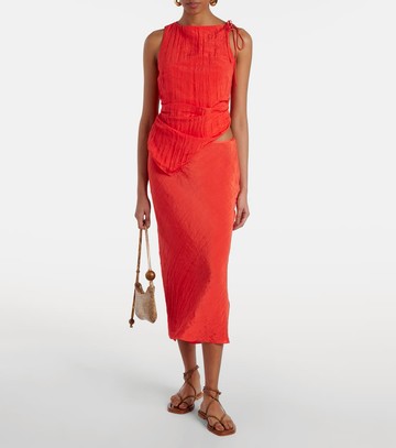 SIR Ligera midi skirt