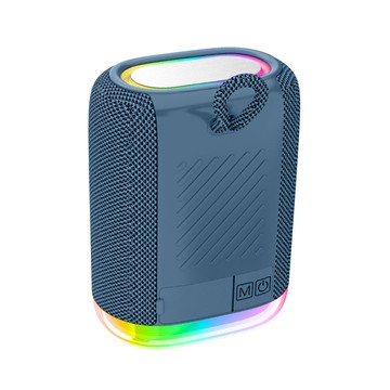 便利生活小物 小型無線音箱 高質量大功率低音炮 戶外便攜式露營音箱 便攜式音箱 黑色/藍色