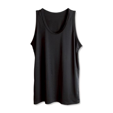 SoonDry瞬乾即爽圓領背心 - M / 黑