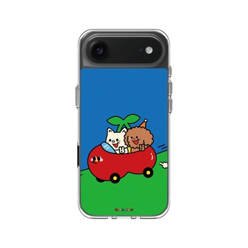 iPhone Air Clear Case（相機按鈕） 透明 - Carol Meat 卡肉 - 衝啊！小狗！