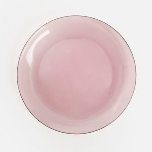 伊登手工玻璃盤20cm 紫色