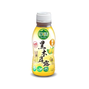 Q-Life 享活 有機銀杏黑木耳露 350ml  純素 高纖低卡低糖 植物燕窩 木耳飲 膠原蛋白 思緒清晰 膳食纖維
