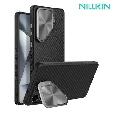 NILLKIN SAMSUNG 三星 S25 Ultra 纖極碳纖維紋磁吸殼 (覆蓋版)  防塵蓋 MagSafe