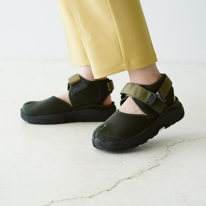 サンダルSUICOKE スイコック　UNBITA ab 黒