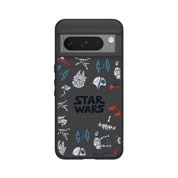 Pixel 8 Pro SolidSuit 黑 - 迪士尼-星際大戰 Star Wars - Spaceships-漫畫系列