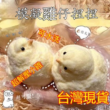 臺灣出貨🔥正品硅膠小鷄食品級平價水感可愛解壓神器髮洩爆漿自製 仿真雞仔捏捏 軟糯好捏 捏捏樂 食品級矽膠 雞仔捏捏樂