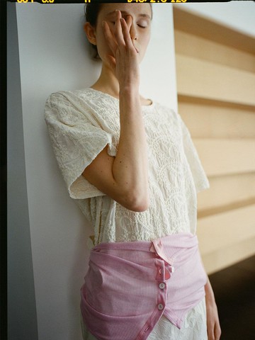 RIIN TOP Blouses [ecru]