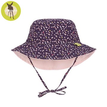 德國Lassig-嬰幼兒抗UV海灘遮陽帽-小點點