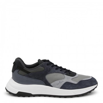 Hogan - Grey Leather Hyperlight Sneakers 7