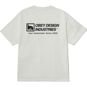 OBEY 167924326-VWT DEVICES PIGMENT TEE 短T (水洗白色)