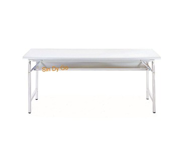 【鑫蘭家具】淺灰色檯面折合桌W180*D60cm 會議桌 洽談桌 書桌 工作桌 閱讀桌