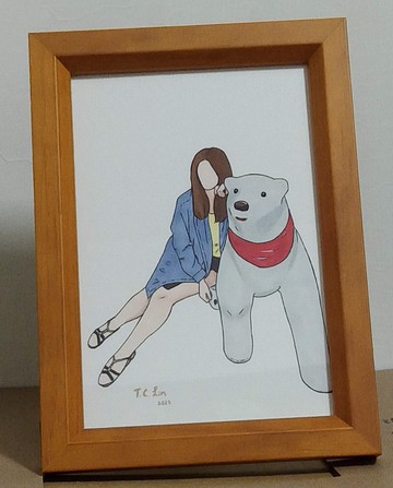 色塊畫 / 線條畫 / 無臉畫 / 人像半身畫 / 麥克筆畫 / 手繪