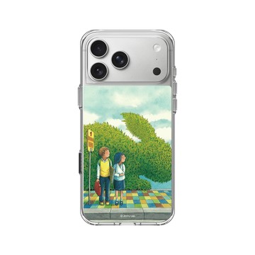 iPhone 17 Pro Max Clear Case（相機按鈕） 透明 - 幾米 Jimmy Liao - 兔子系列-等車
