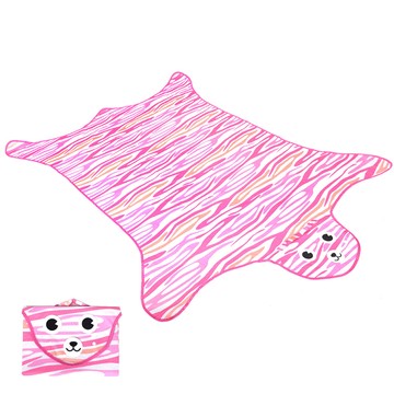 Truly House 可愛動物野餐墊/地墊/防潮墊/寶寶爬行/地布(一般款)(粉色)