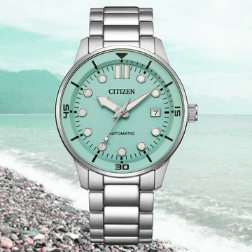 CITIZEN 星辰 Mechanical 夜光錶盤機械錶 NJ0191-83M