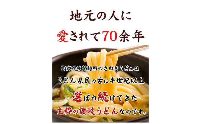 丸亀からお届け！元祖さぬきゆでうどん  20人前