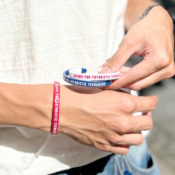 HUMAN MADE 白紅 藍 紅 文字 手環 HM25GD123/HM27GD140 現貨