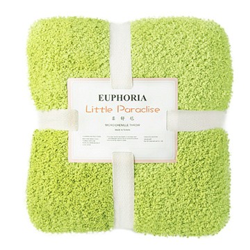 100*140cm小朋友柔舒毯-芥末綠