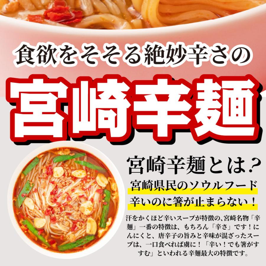 1000円 ポッキリ ラーメン 宮崎辛麺 ご当地ラーメン２食 スープ付 (乾燥具材) 辛麺 激辛 簡単 本格 辛いラーメン ポイント消化 ご当地グルメ