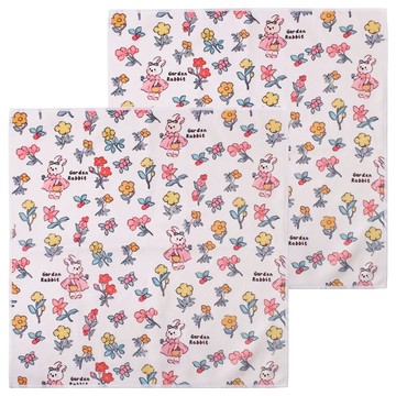 HIKARI 日光生活 魔術自黏收納布 S049-2  花園兔  2個