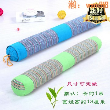 【店長推薦】UJ雙人長條枕頭頸椎枕男女護頸枕芯蕎麥殼情侶枕芯圓柱形抱枕皮