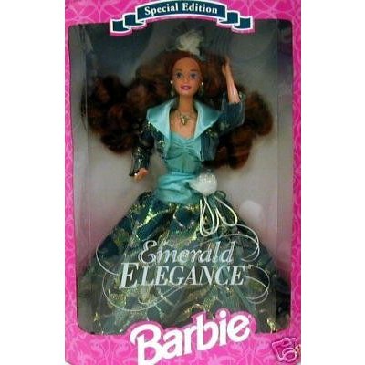 おもちゃ/人形1994年バービーBarbieエメラルドエレガンス限定ヴィンテージ  ドレス