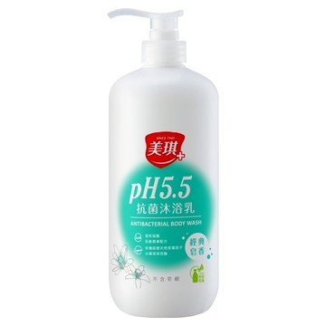 美琪 PH5.5 抗菌沐浴乳，經典皂香，不含皂鹼  1L  1瓶