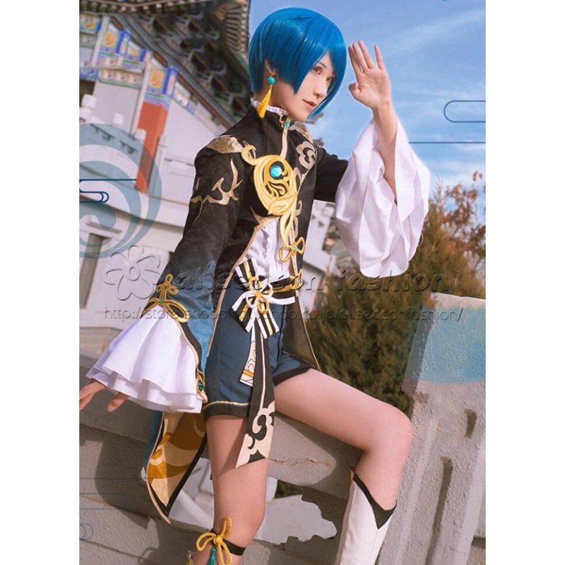 原神 げんしん 風 火系 深淵法師 コスプレ衣装 cos靴 cosplay