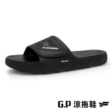 G.P 男款防水親膚運動可調整式拖鞋G5689M-黑色(SIZE:M-XXL 共三色) GP