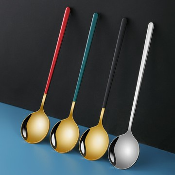 【4支裝】勺子ins風2021新款高顏值304不銹鋼網紅勺家用一人一勺居家用品 廚房小物
