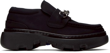 Burberry 黑色 Creeper Clamp 乐福鞋