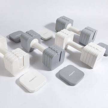 【新款升級】力量方塊可調重啞鈴 | 10KG重量可調、簡易組裝