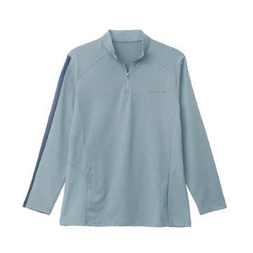 機能長袖運動衫-藍色L