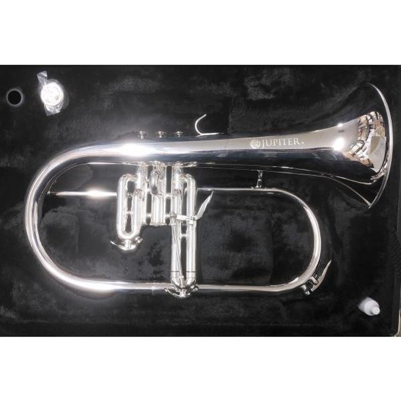 JUPITER JFH1100RS フリューゲルホルン 銀メッキ 管楽器 シルバーメッキ ローズブラスベル B♭ Flugelhorn  JFH-1100RS セット A 北海道 沖縄 離島不可 | LINEショッピング